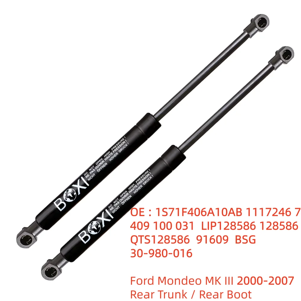 

BOXI 2PCS Boot Gas Spring Lift Support For Ford Mondeo MK III 2000 - 2007 LIP128586 128586 QTS12858 Gas Springs Lift Struts