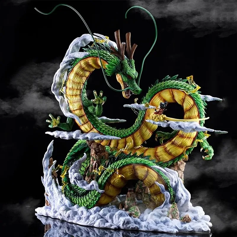 25cm GK YOYO Dragon Ball Figure Shenron e Little Goku Mountain Shenron Figure Pvc Anime Action Series regali di festa giocattoli per bambini