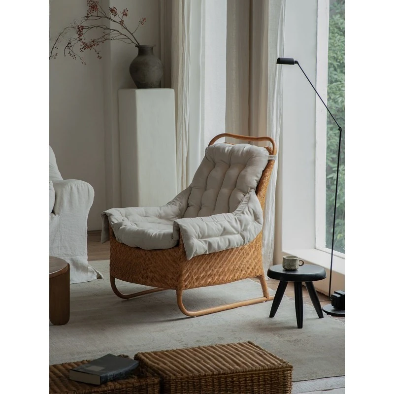 

Manteng Leisure Стул из ротанга Проживание в семье Балкон Диван Одиночный стул