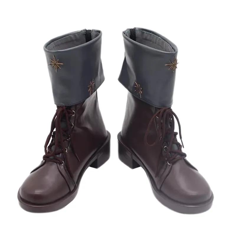 Anime Reverse 1999 Marcus Cosplay Shoes Unisex Women Cute Comic PU Boots for Halloween Carnival Party Christmas