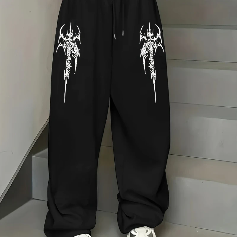 

Мужские повседневные свободные уличные брюки в стиле американского хип-хопа, осенние новые повседневные спортивные брюки для мужчин и женщин для пар