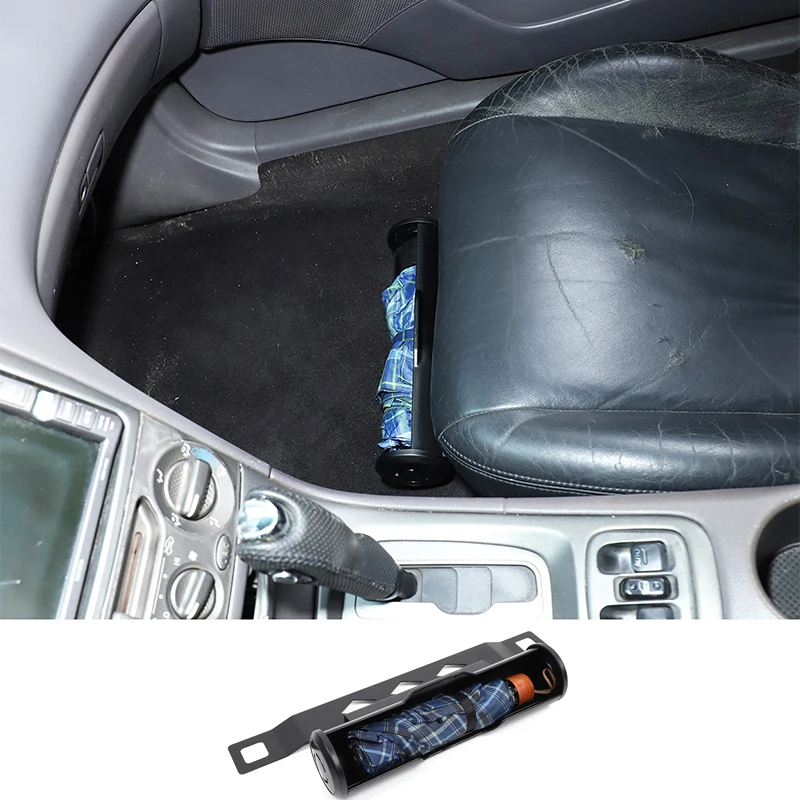 

For Toyota Celica 1999-2005 black car umbrella tube bracket under the passenger seat Storage tray accessories Auto parts