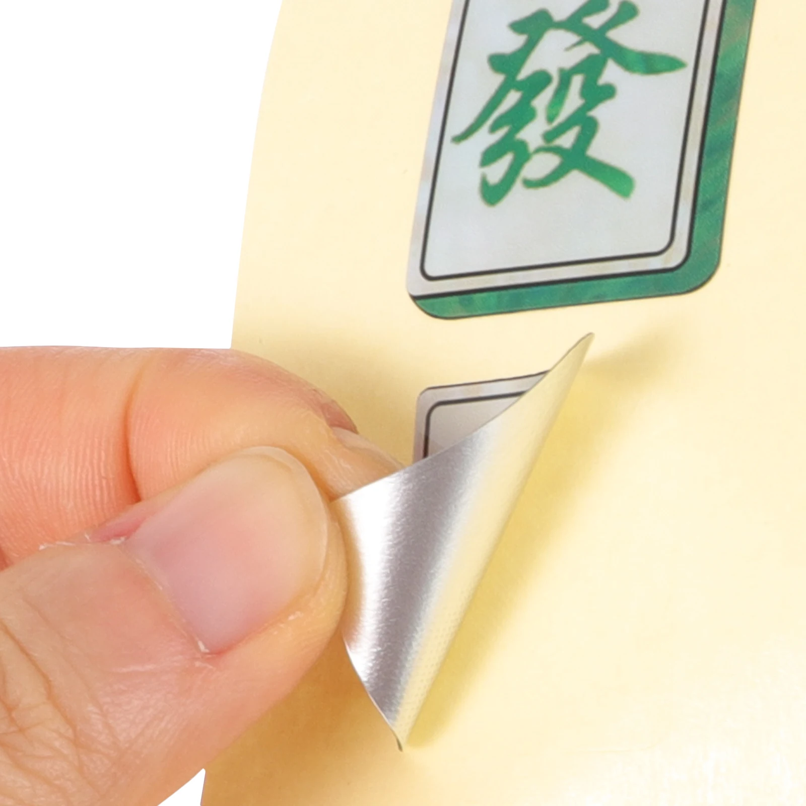 

Guitar Fretboard Stickers Unique Mahjong Style Self-Adhesive Decals for Acoustic Electric Guitars Music Accessories