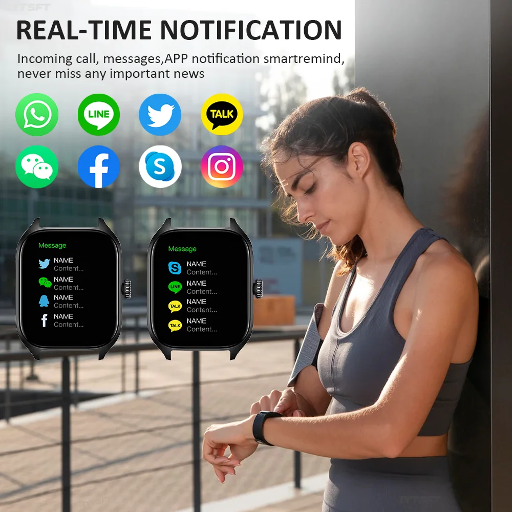 Full Touch Fitness Smartwatch 5
