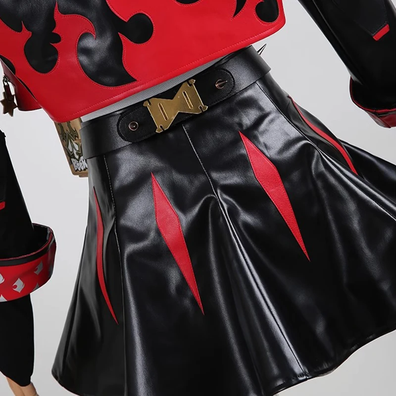 سلسلة كولاب التأثيرية الأبيض من Burnice: لعبة Zenless Zone Zero ZZZ Burnice White أزياء تنكرية للهالوين أزياء كرنفال للبالغين