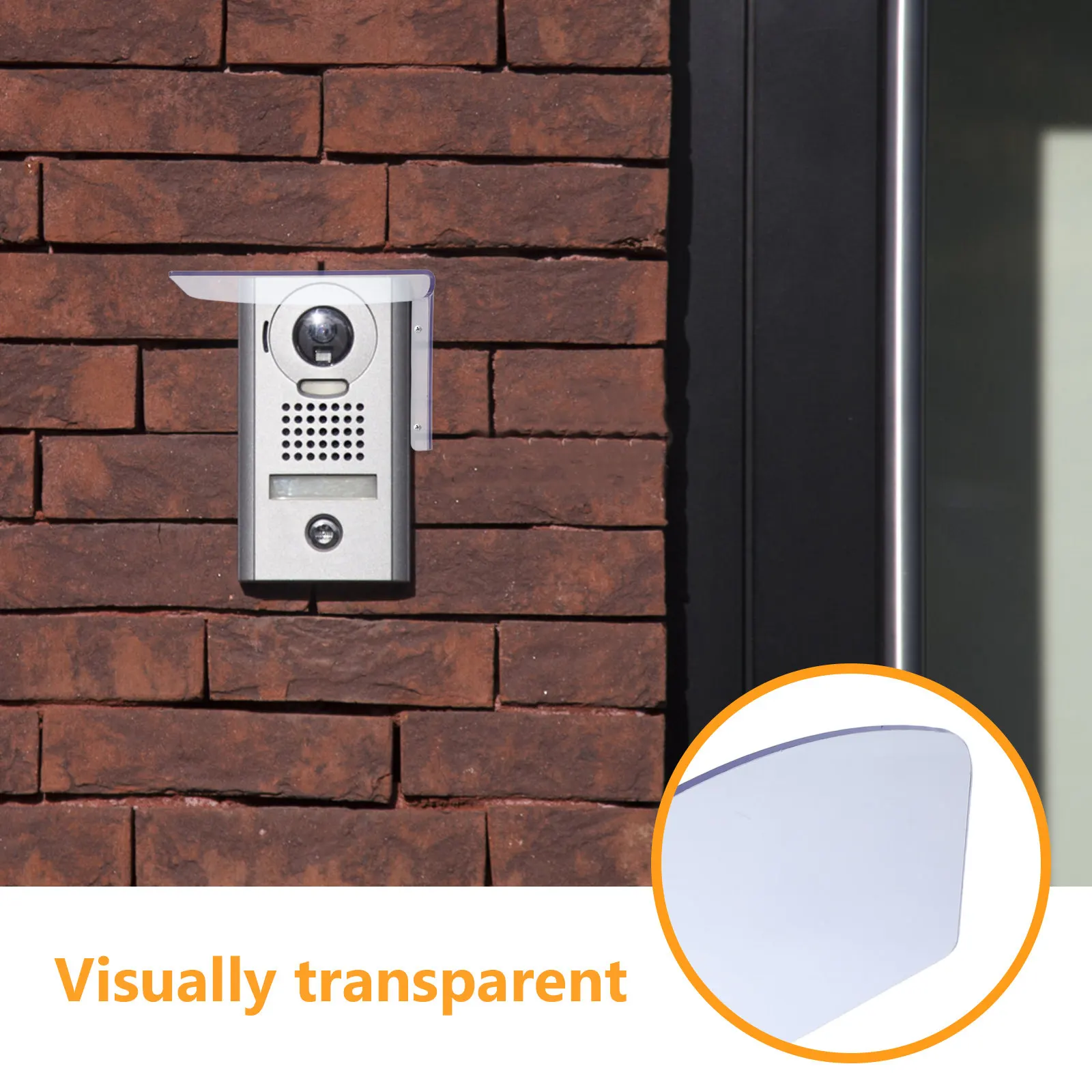 Weatherproof Clear Outdoor Keypad Cover for Smart Door Lock Garage Opener Button Access Control System Rain Dust Sun Protection