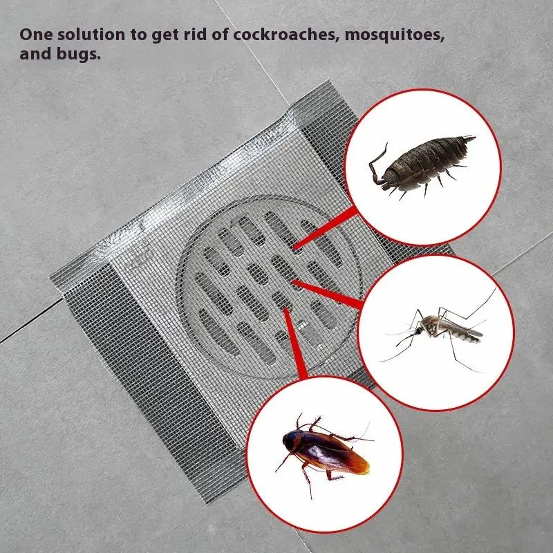 

Самоклеящиеся наклейки для слива пола, режущий слив для душа, ловушка для волос, одноразовая сетка, фильтр для раковины, наклейка на экран