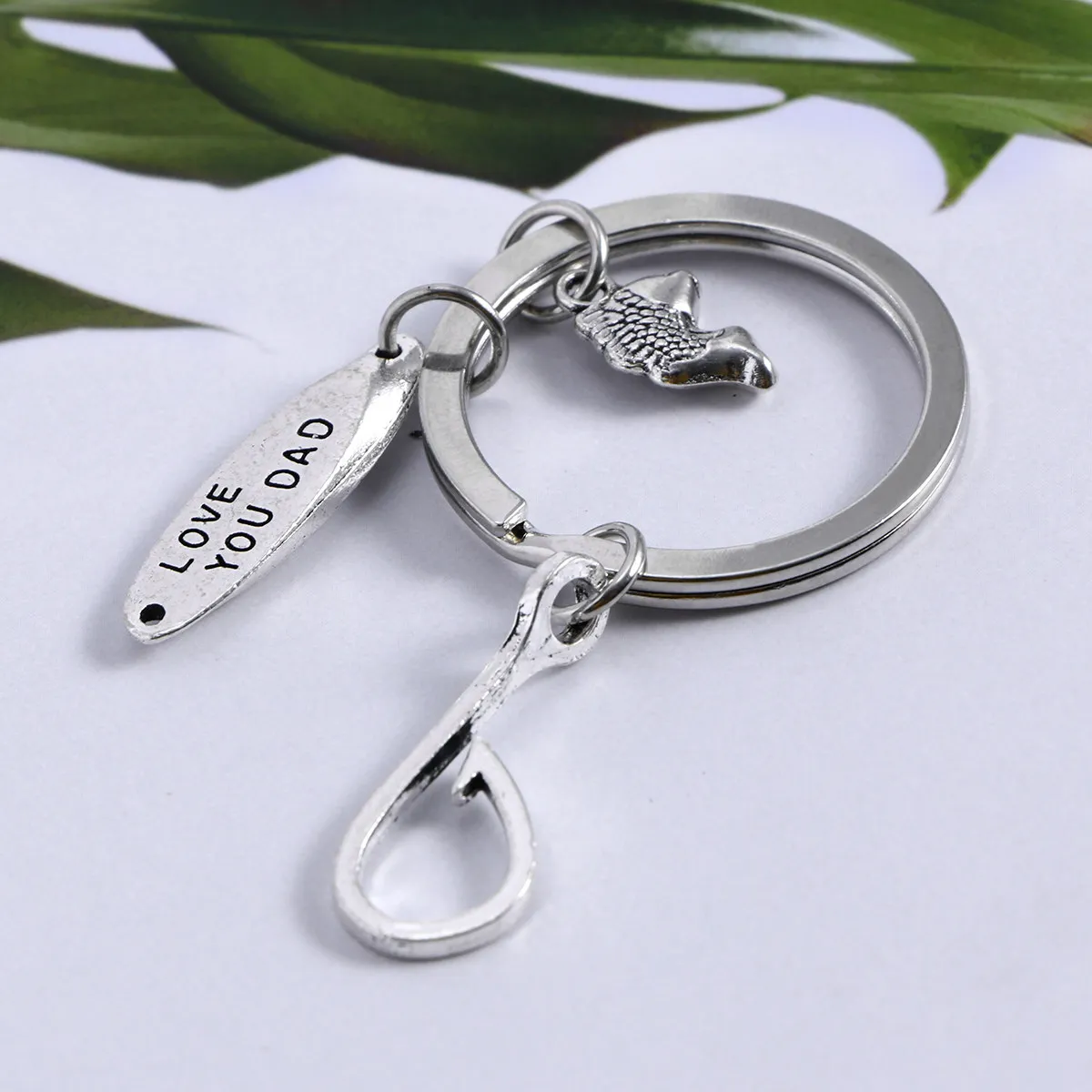 Stainless Steel Key Ring Pendant Design Fashion Elegant Pilot Gift Dream Freedom Charm Heartwarming Key Chain Supplies