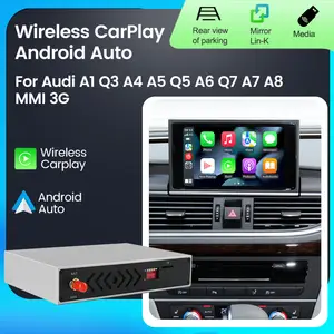 Wireless Carplay Android Auto Decoding Box for Audi A1 Q3 A4 A5 Q5 A6 Q7 A7  A8 MMI 3G Car Interface Mirror Link AirPlay Camera - AliExpress