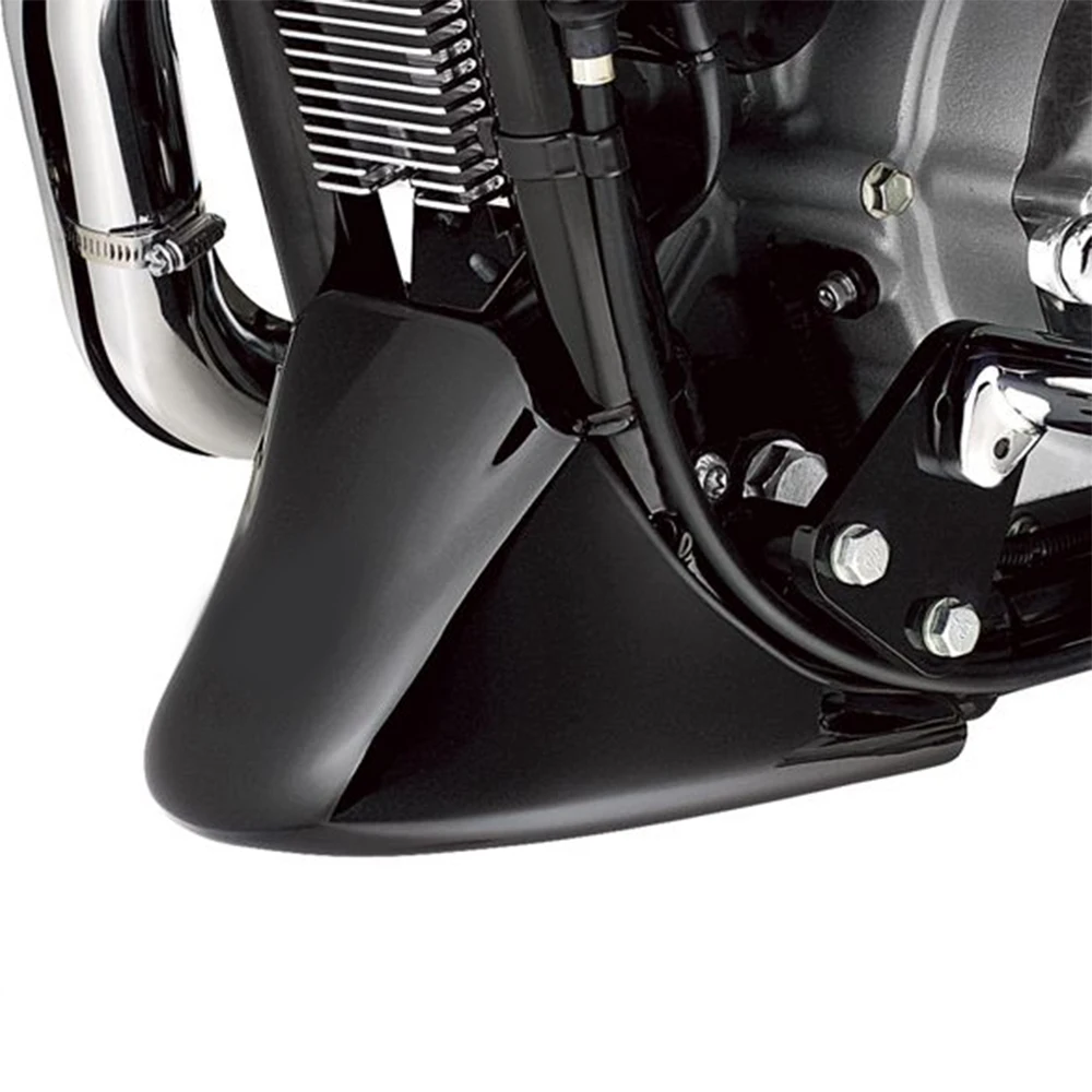 For Harley Sportster 883 Low XL883L 2005 to 2010 Custom XL883C, XL883, 883R XL883R Motorcycle Front Bottom Spoiler Mudguard