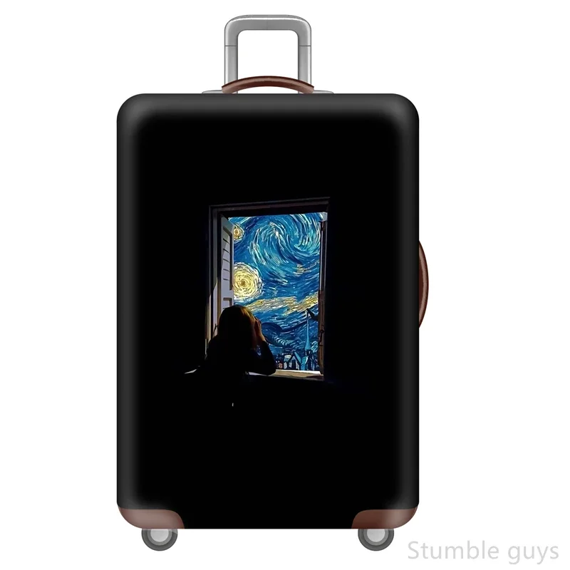 

Durable Stretchy Suitcase Cover Protective Anti-Scratch Dustproof Luggage Cover Must-Have Fits 18-32 Inch Luggage
