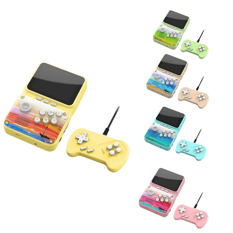 

Handheld Retro Game Console 2.8 Inch 500 Games Retro Arcade AV Connection Support 2 Players For Children's Gift