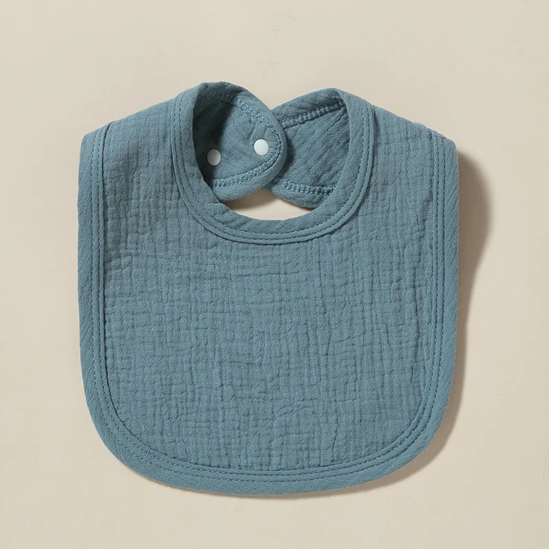 Soft Cotton Gauze Baby Bibs, Panos de Burp Recém-nascidos, Toalha de Saliva Infantil, Toalha de Alimentação Suave, Cor Sólida, Menino, Menina,