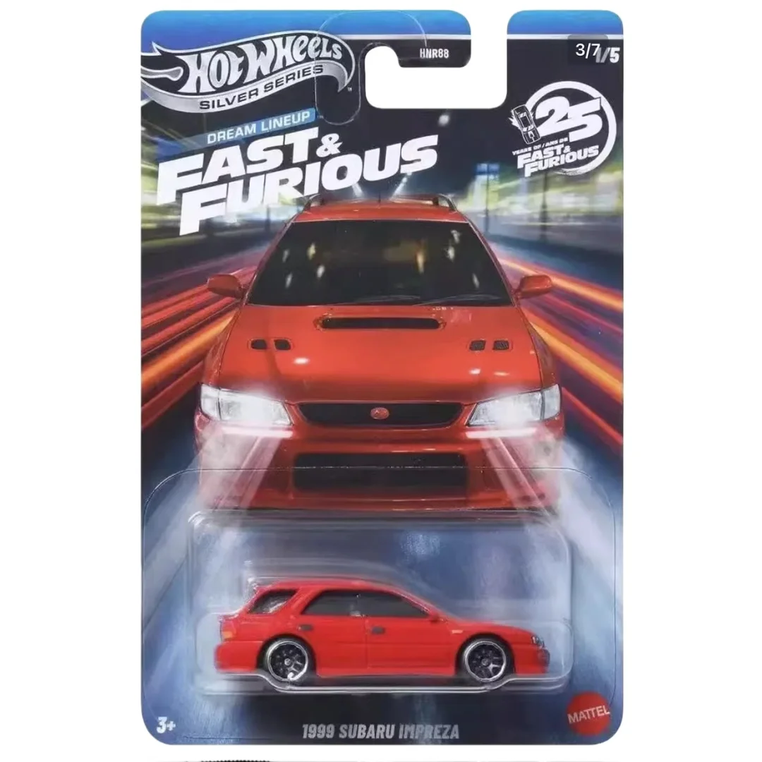 Hot Wheels Silver Series 2026Fast & Furious Dream Lineup Subaru Chevy Ford Camaro Nissan 1:64 pressofuso in lega auto da collezione regalo