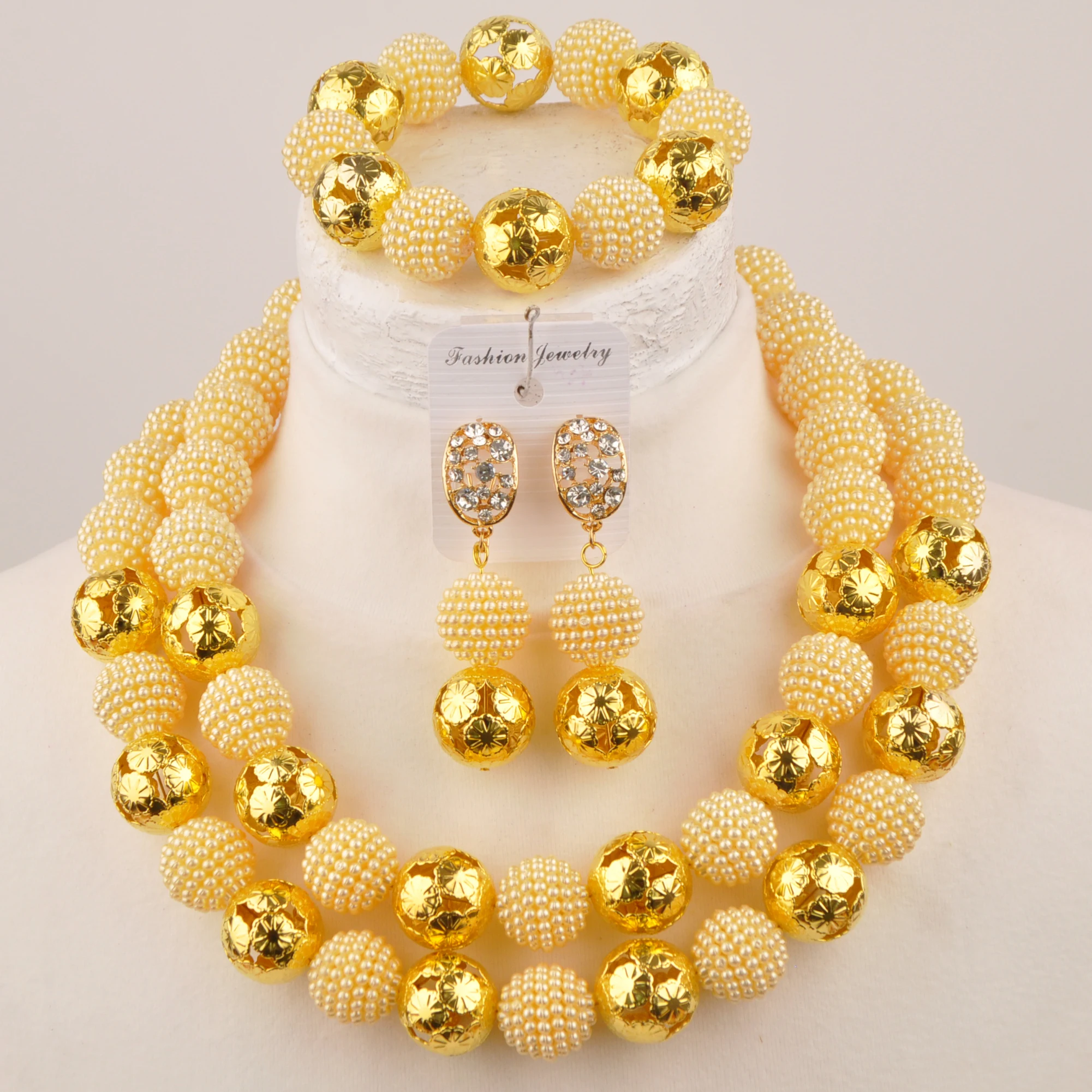 

Laanc Champagne Necklace Jewellery Nigerian Wedding African jewellery collection