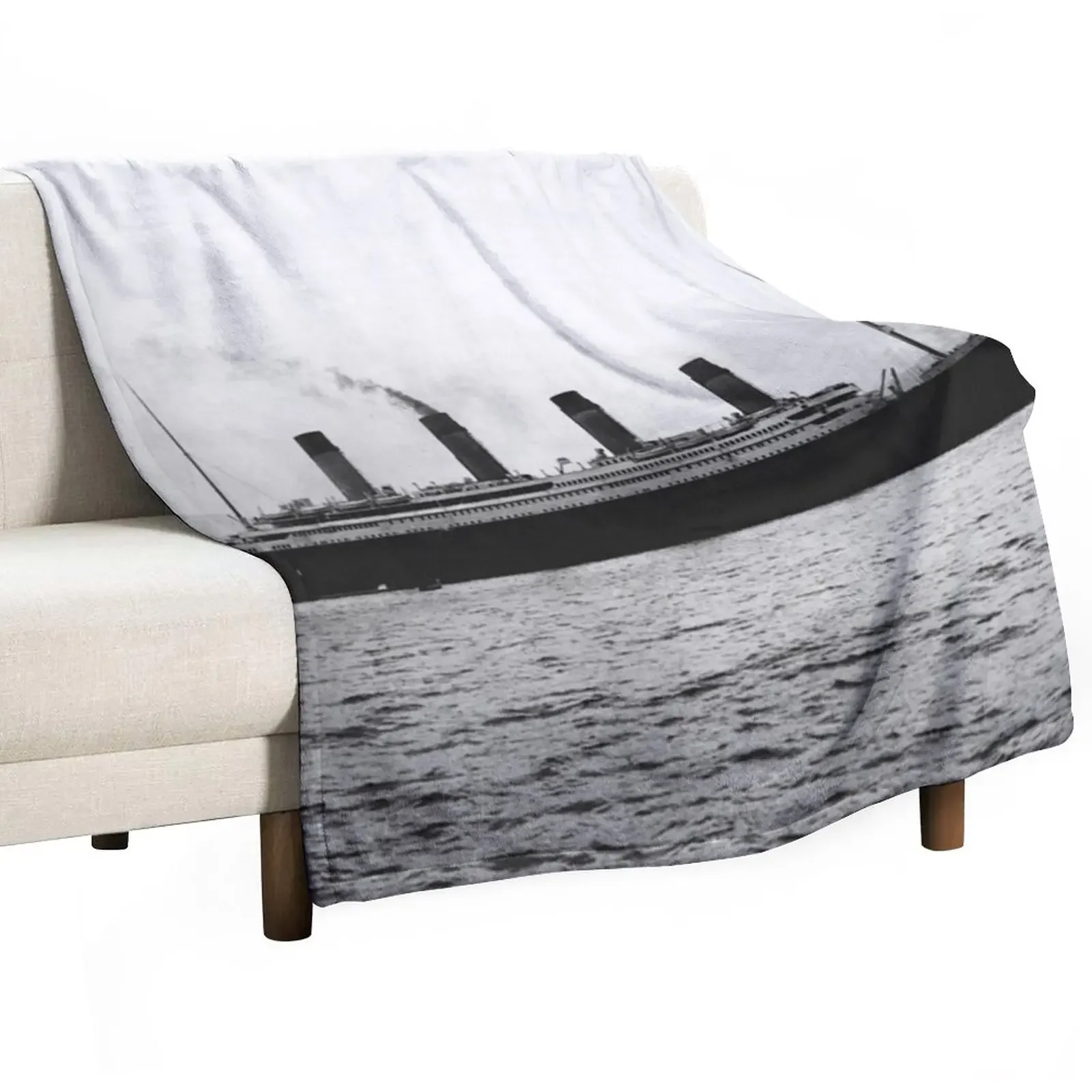 

Titanic Vintage Photo Throw Blanket Moving Flannels Beautifuls Blankets