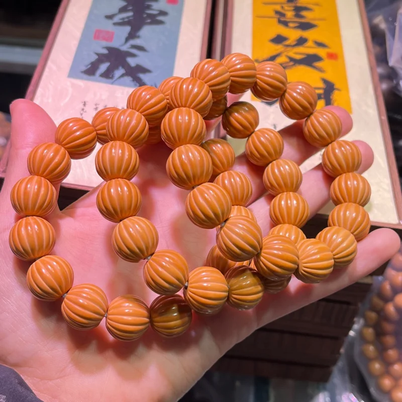 

Monkey Multi-Petal Pumpkin Buddhist Beads Bracelet