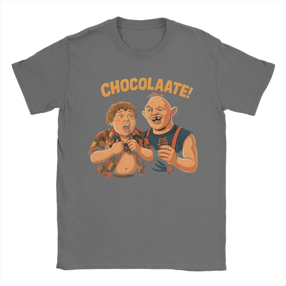 Goonies Chocolate Slot and Gordi T-Shirt Men Crazy Cotton Tee Shirt Crew Neck Short Sleeve T Shirt Gift Idea Clothing 2026 Men