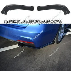 For BMW 3 Series F30 M Sport Car Rear Bumper Lip Spoiler Splitter MAXTON Style Rear Side Protector Spoiler 2012-2018 Car Tuning