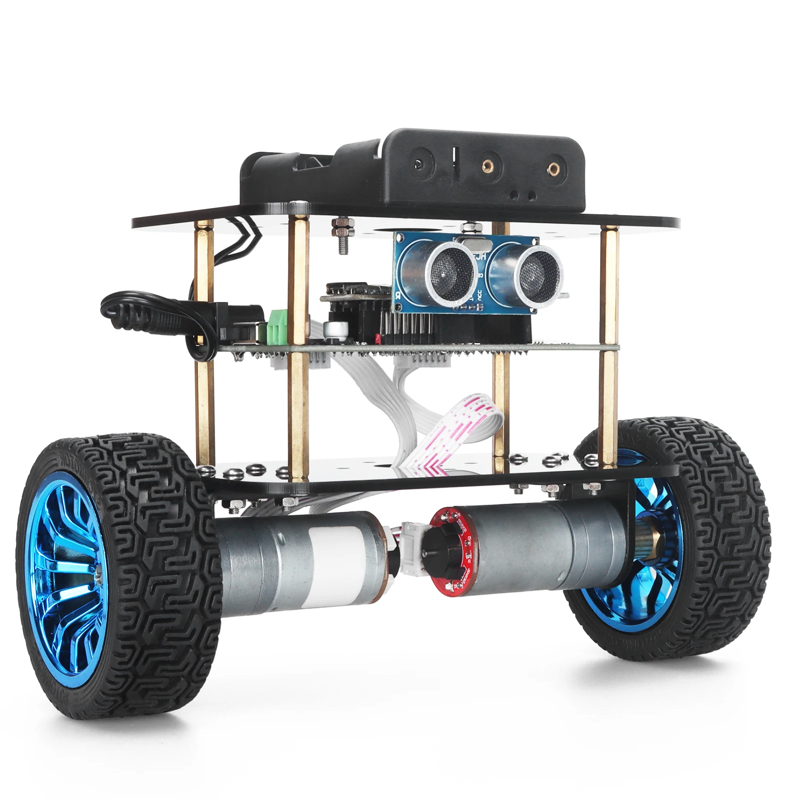 2WD Self Balancing Smart Robot Car Kit For Arduino Programming DIY Automation Kits Pbot 3.0 Coding Robot Complete Learning Kits