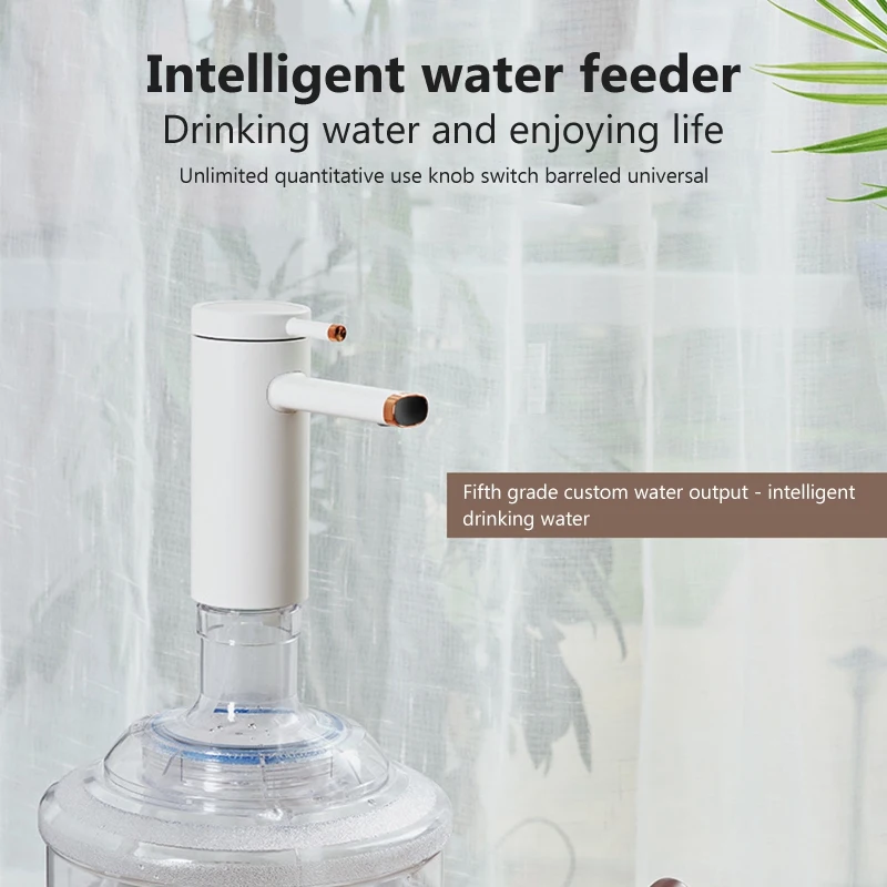 Water Bottle Pump USB Charging Automatic Electric Water Dispenser Pump Bottle Water Pump Auto Switch Dispenser