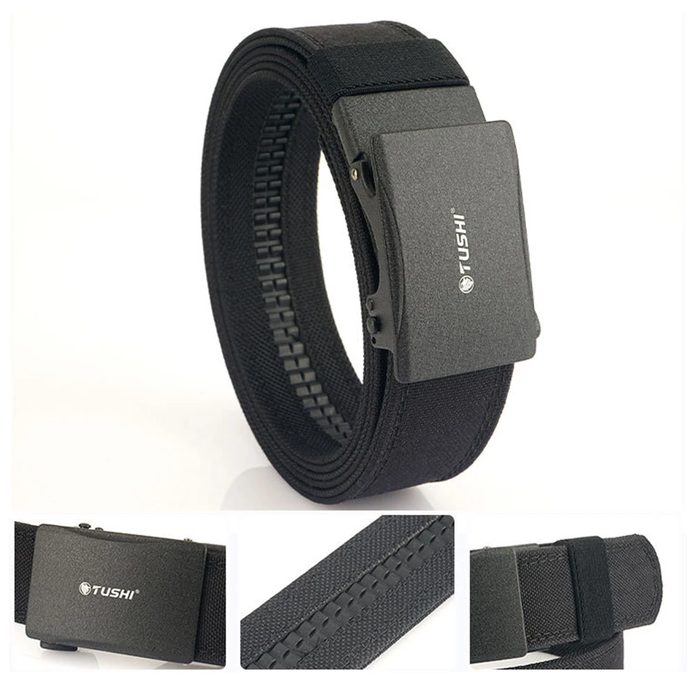 TUSHI Neuer Militärgürtel für Männer, stabiler Nylon-Metall-Automatikschnalle, Polizei-Gürtel, taktischer Outdoor-Gürtel, IPSC-Zubehör – Detail 12