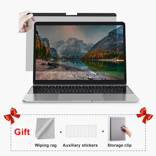 Imagen 2 del producto Protector de pantalla magnético antiespionaje para Macbook Air 13,6 15 M1 M2 M3 M4 Pro 14 16 2023 filtro de privacidad de película antiespía