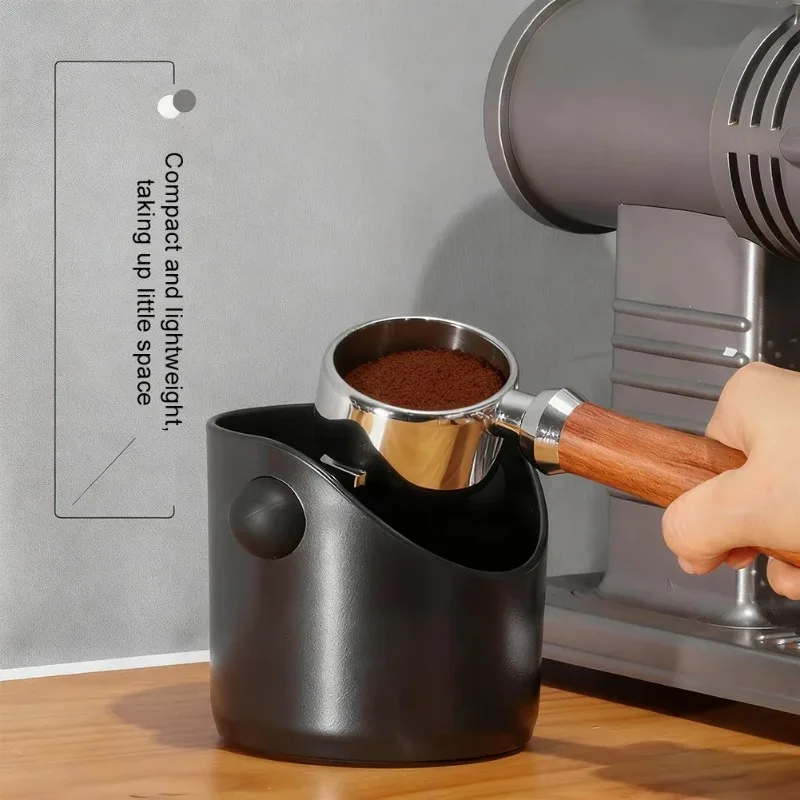 1pcs Coffee Powder Slag Barrel ABS Plastic Barrel Round Mini Slag Tank Semi-automatic Coffee Machine Special Slag Box