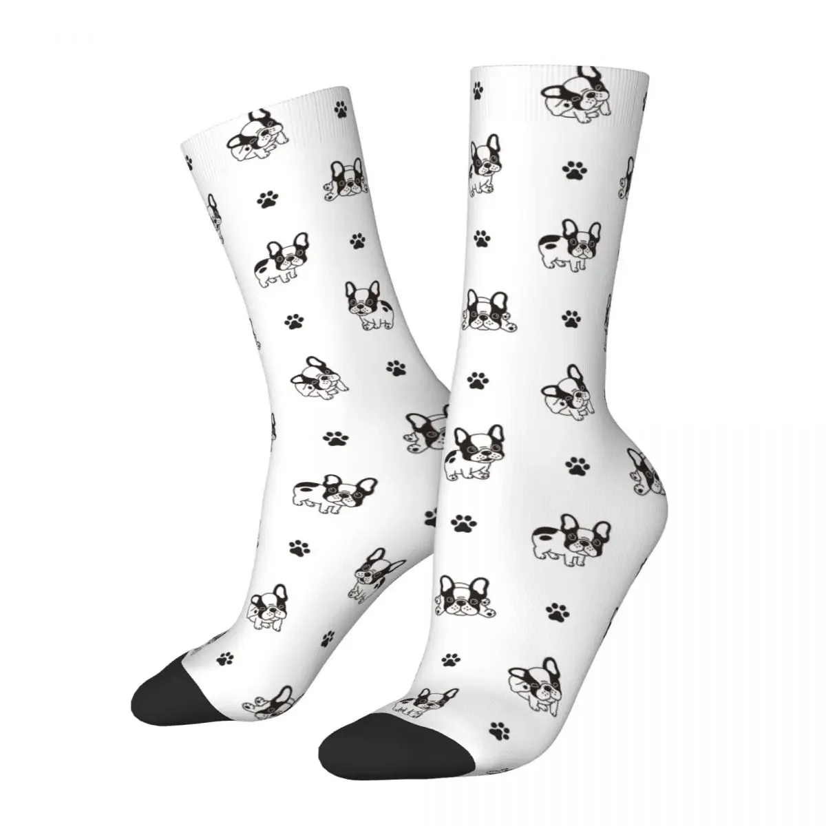 

Fashion Men's Socks Casual Bulldog Dog Sock Polyester Animal Skateboard Women's Socks Spring Summer Autumn Winter