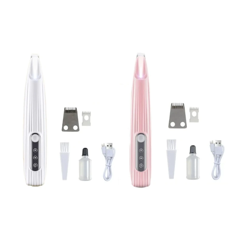 Dog Grooming Set Shaver with Light USB Rechargeable Shaver Pet Hair Trimmers Drop Shipping