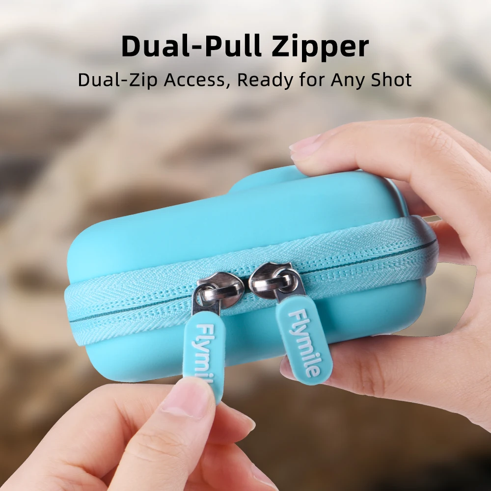 Mini Bag Case for DJI Osmo Action 5 Pro 4/GoPro/Insta360 Ace Pro 2,Shockproof Protective Storage Pouch Compatible Camera Cage