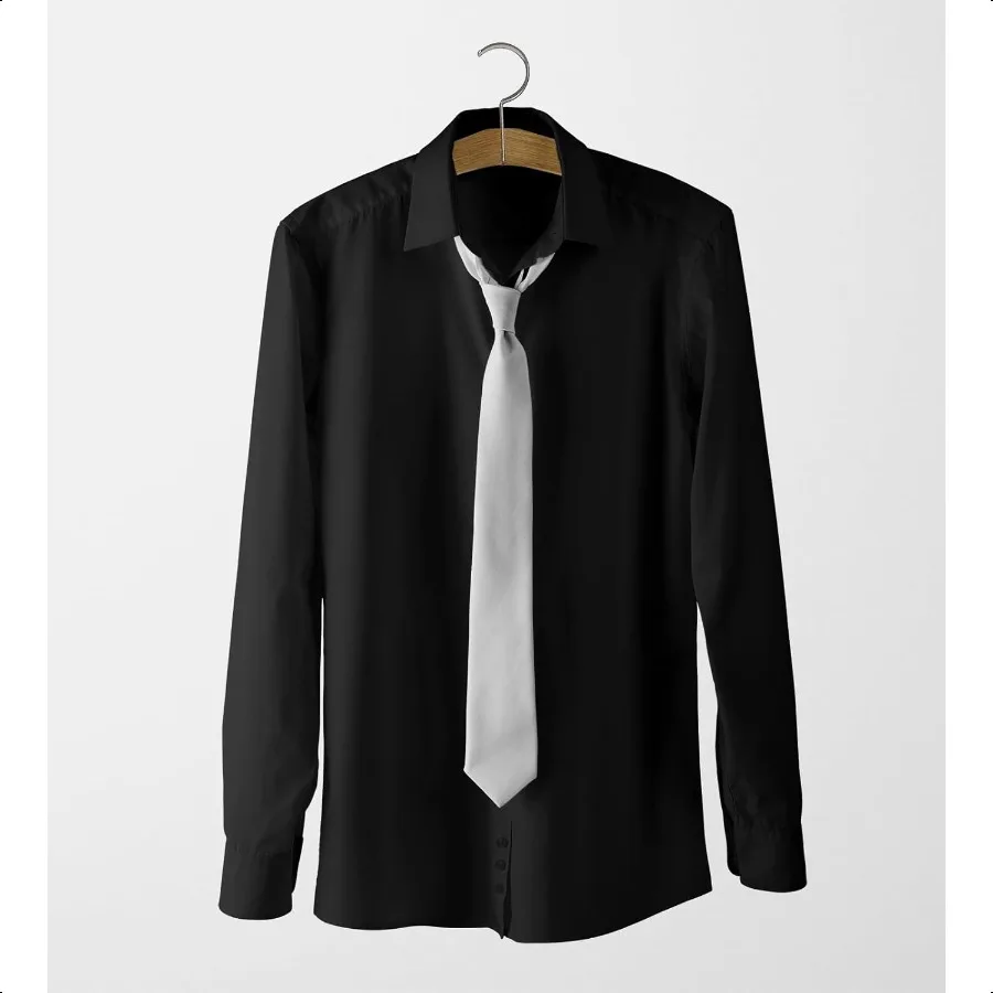 Solid Color Ties 3.15 Inch 8CM for Men Pure Color Satin Neckties Formal Mens Ties Wedding Businesss