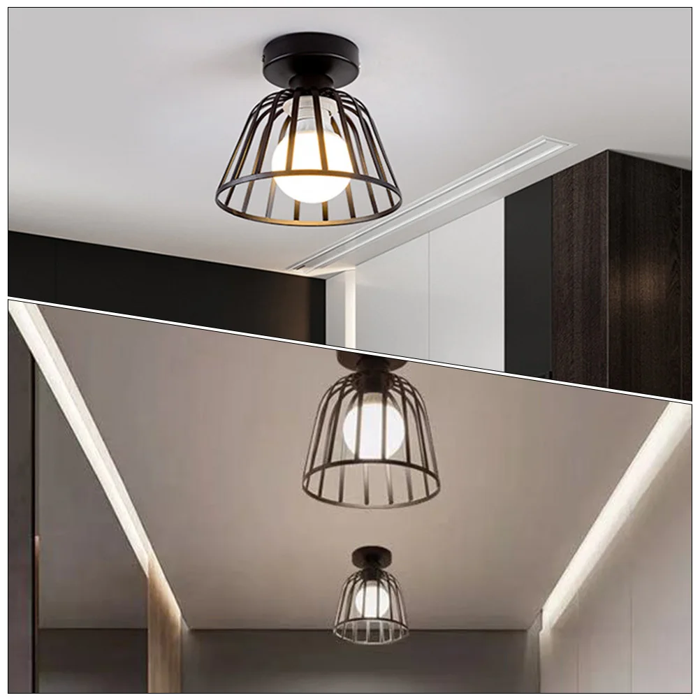 

Creative Iron Art Ceiling Light Modern Hanging Light Decorative LED Pendant for Home Hallway Bedroom Balcony Lighting