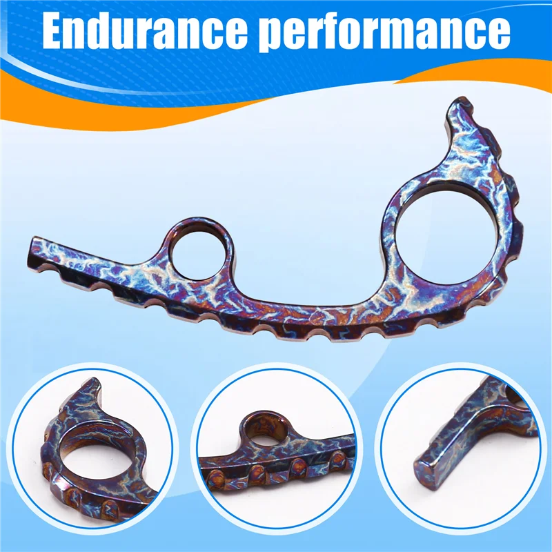 

A74U Titanium Alloy Knife Back Spacer For C223 Para 3 Folding Knives Back Spacer DIY Fold Kinfe Back Spacers