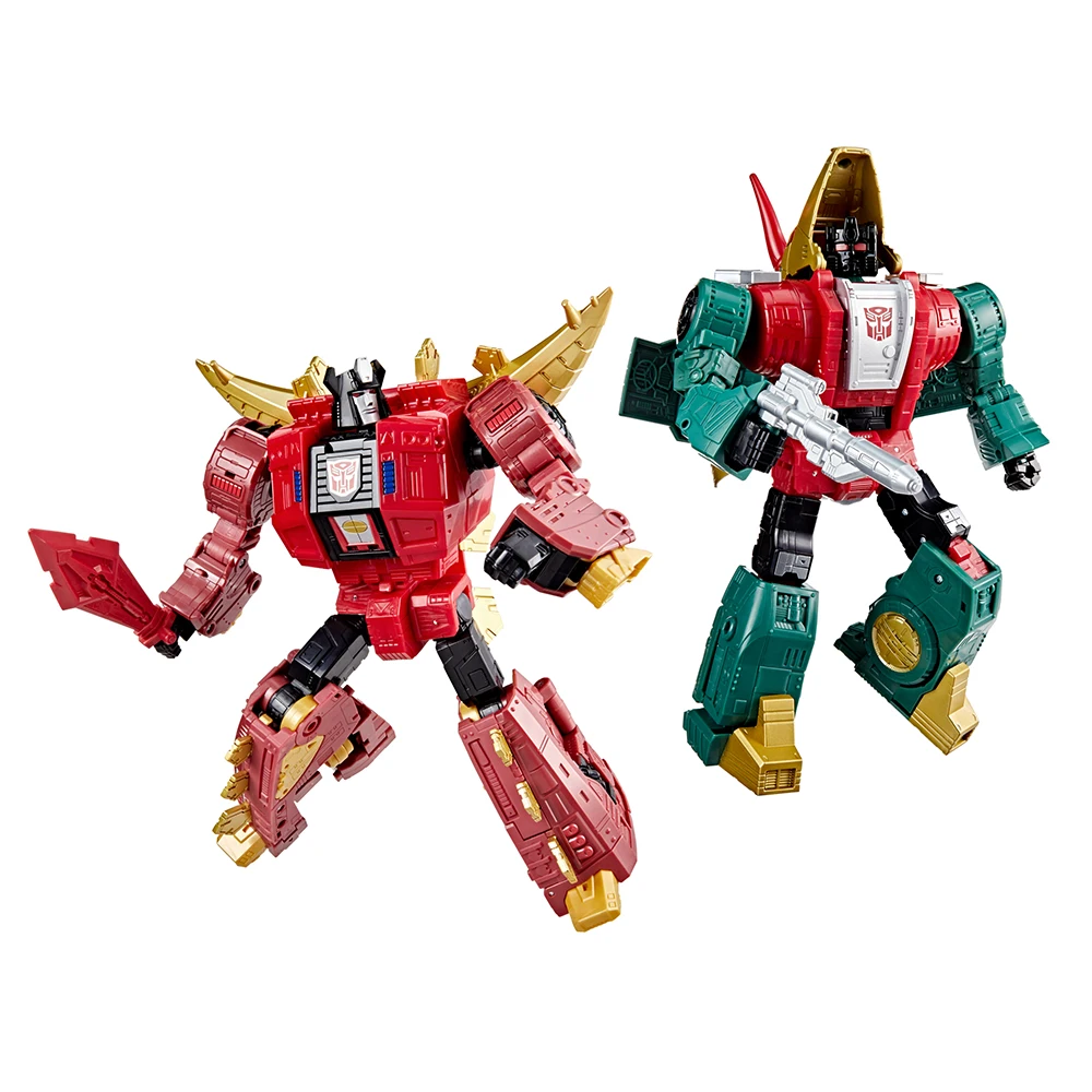 [Auf Lager] Hasbro Transformers Age of the Primes G2 Universe Dinobot Slug and Snarl 2er-Pack-Set 21,5 cm Leader Class Figurenspielzeug