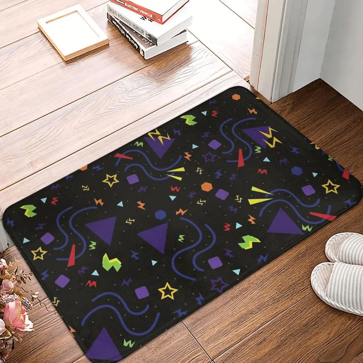 

90s Movie Theatre 40x60cm Carpet Polyester Floor Mats Retro Durable Outdoor