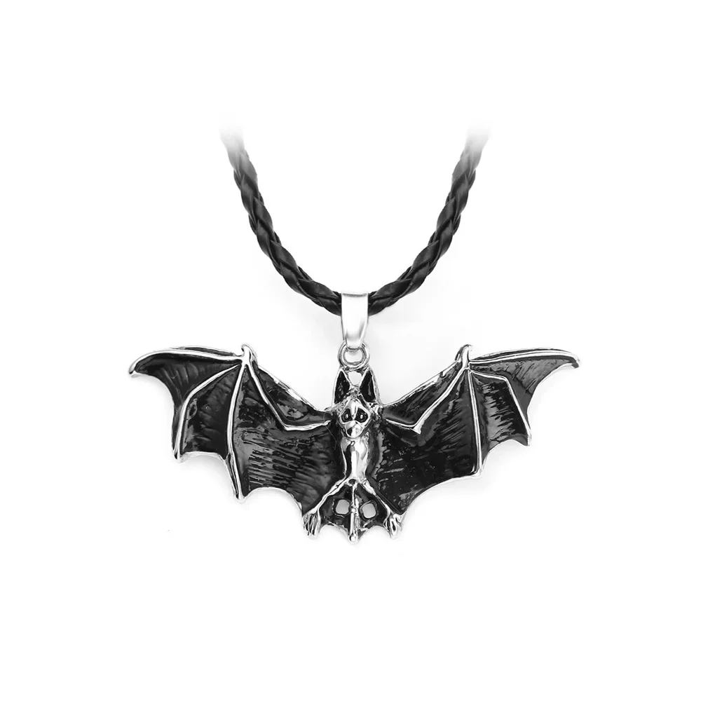 Fashion Gothic Vampire Bat Necklace Collar Animals Punk Hip Hop Rock Vintage Pendant For Women Men Party Jewelry Gift