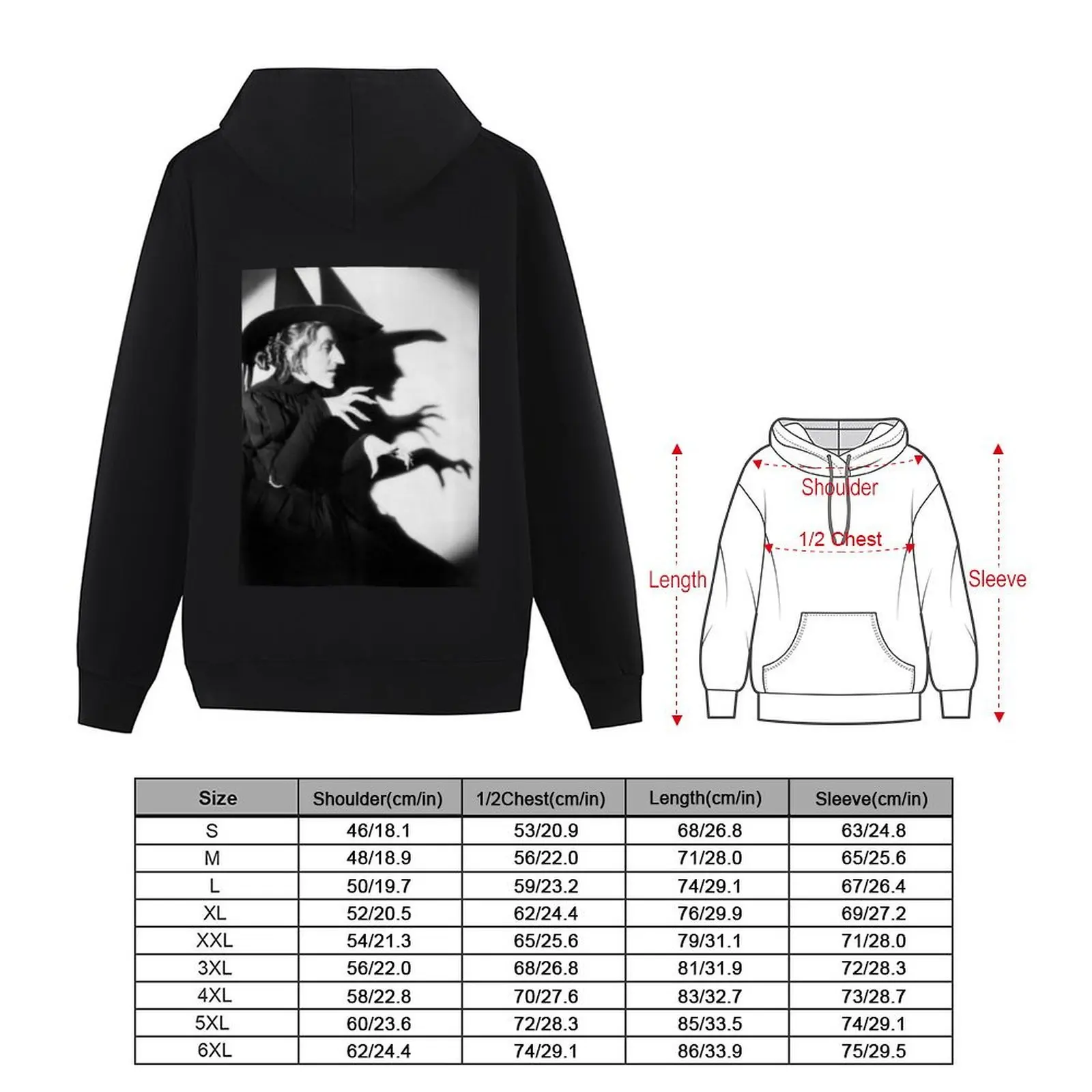 سيئة الساحرة هوديي رجل مصمم الملابس مقنعين قميص ملابس رجالي ملابس رجالية جديدة مقنعين المحملة