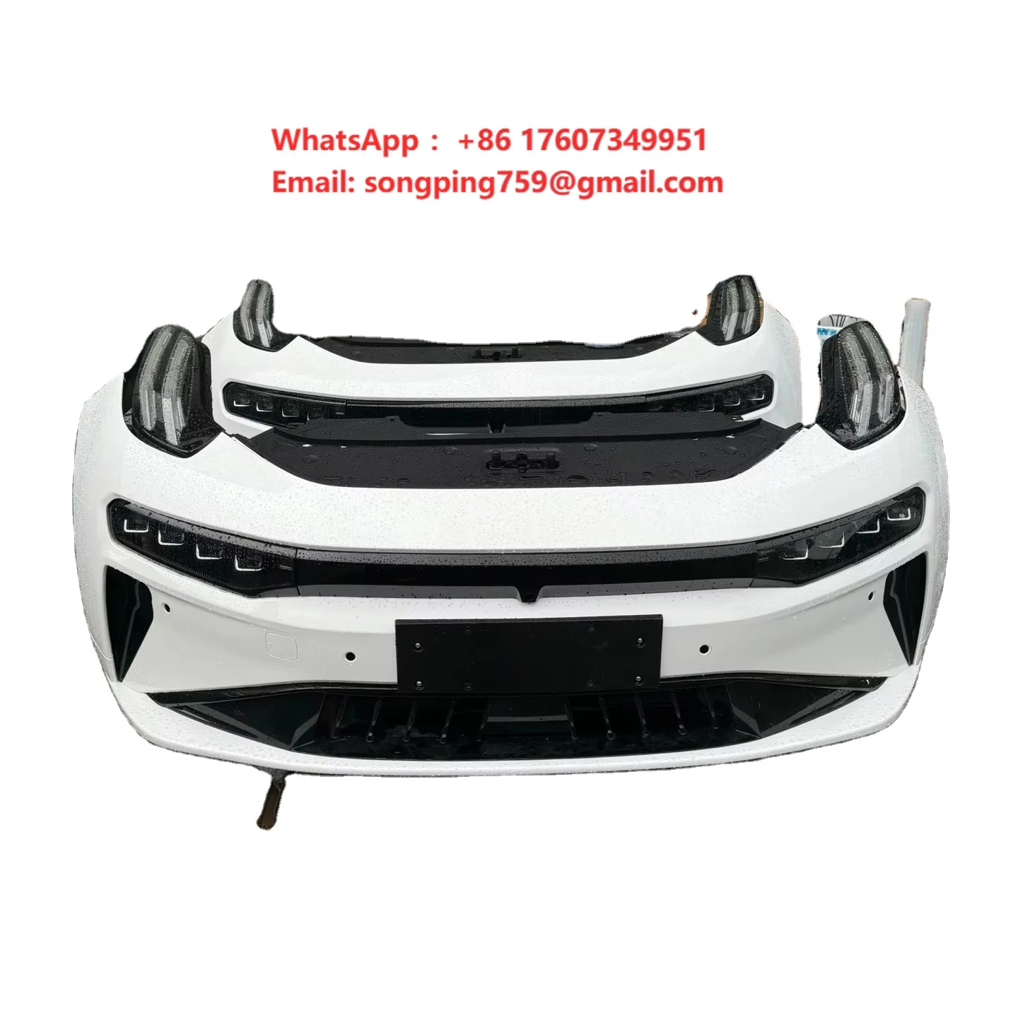 Suitable for Chinese Cars 2024-2025 Zeekr 001 Front Bumper Grille Headlight Radiator Hood Wing, Front Nose Assembly