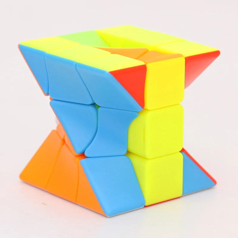 Cube de vitesse magique torsadé pour enfants, jouet de développement intelligent professionnel, puzzle amusant, coloré