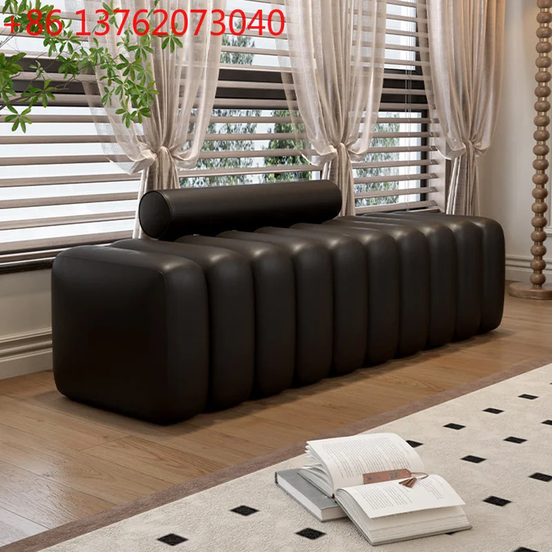 

Modern Design Shoe Changing Stool Nordic Luxury Salon Clothing Store Lounge Sofa High End Office Furniture Divano Letto