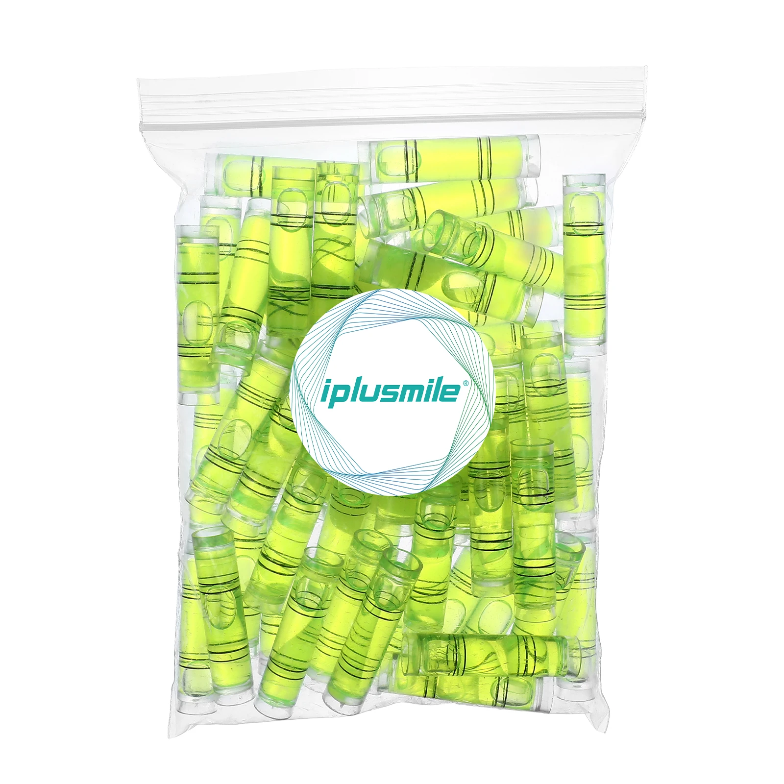 

50 pcs Mini Leveling Ruler Small Cylindrical Vials Bubble Tool Horizontal Measuring Precision Levelling Mini Level Florescent