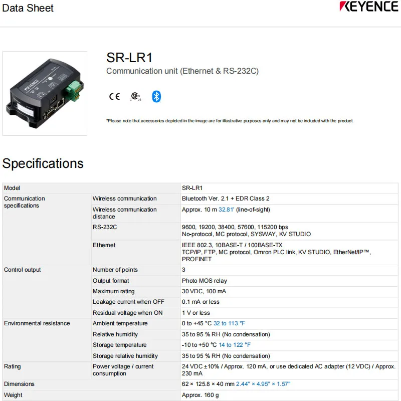 SR-LR1 New Original KEYENCE Scanner accessories, Large Stock Available, Welcome to Consult.