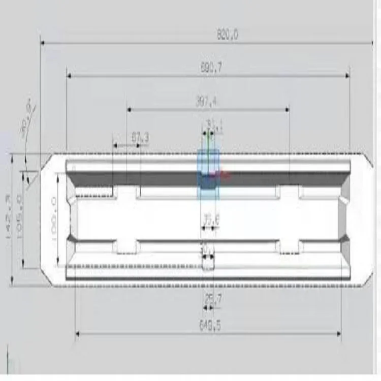 UBC كاشطات الألومنيوم سبيكة الألومنيوم آلة صب الحديد الزهر قالب الصب