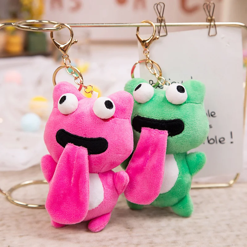

Tongue-Sucking Magnetic Frog, Tongue-Kissing Frog, Tongue-Sticking Eyeball Pull-Out, Doll Christmas Pendant Chinese Valentine's Day Gift,
