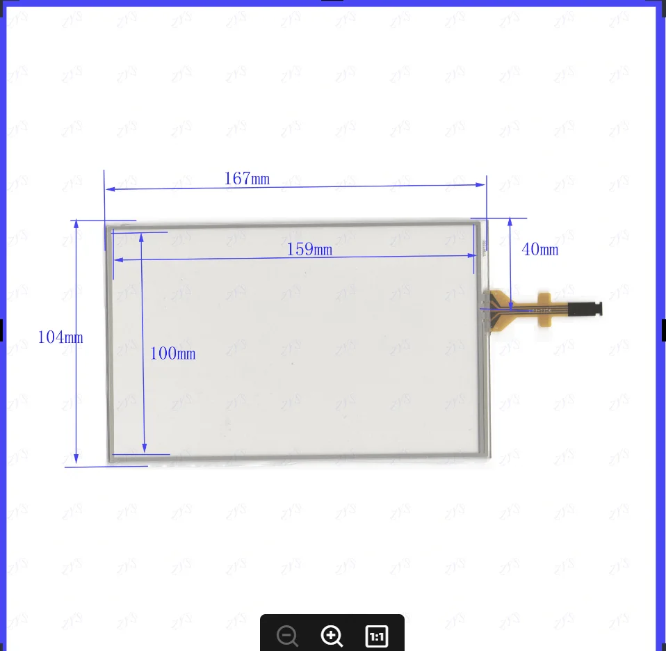 

ZhiYuSun for LAM070G004A GCX156AKM-E 7 inch Touch Screen Glass Digitizer Navigation for Peugeot 208 2008 308 Citroen C5 c4l c3xr