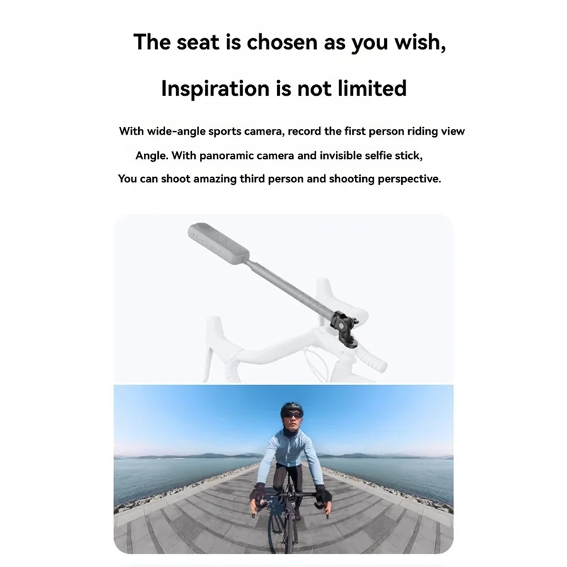 

Bike Mount Set For Insta360 X3, X4, Ace Removable Cover, Easy Installation, Durable Bracket
