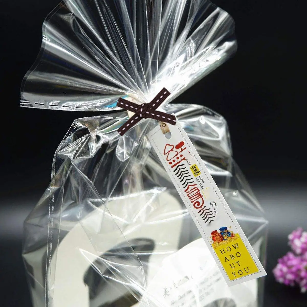 50pcs Baking Twist Ties Eco-Friendly Metal Wire Food Sealing Wrappers For Party Cake Shop Gift Packaging Coffee Color Baking Bag - view 5