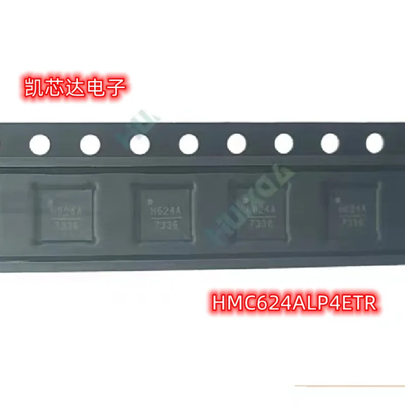 5-10PCS Mark：H624A HMC624ALP4ETR HMC624ALP4E HMC624 RF ATTENUATOR 31.5DB 50OHM 24QFN