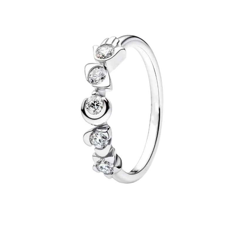 New series S925, multiple hot selling rings in pink, black, fashionable high-end women's jewelry